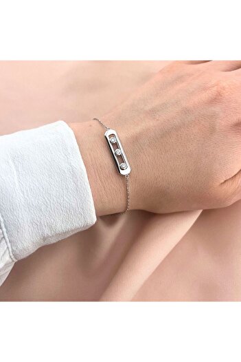 Bijuteria SORELLY Bratara Argint Move cu Pietre Zirconia