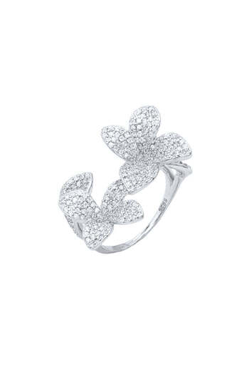 Bijuteria SORELLY Inel Argint Flori cu Pietre Zirconia 18