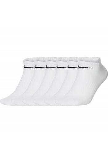 Nike Set 6 pairs of Everyday Lightweight Socks, white, size 34-38