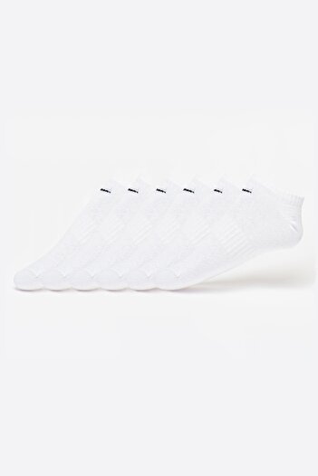 Nike - Set of lightweight ankle socks for training Everyday - 6 pairs, White, L