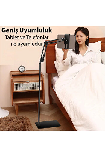 toyigoo Ally 360 Degree Adjustable Telescopic Metal Phone - Tablet Holder Stand-(5775) - Tygo9971-5832