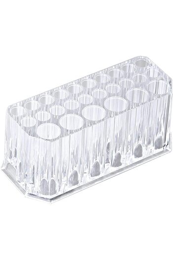 Generic Clear Acrylic Makeup Brush Holder Organizer Thickened Cosmetic Brush Storage