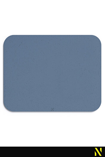 nilizma Navy Blue Sand Patterned Mouse Pad - 23X19 cm Ergonomic Mouse Pad with Non-Slip Base