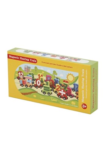 OEM Educational Train Game, Numbers, Magnetic, Wooden, Multicolor