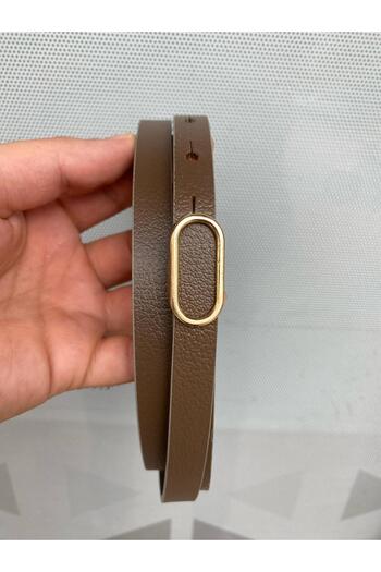 Kemerix 100% Genuine Leather Thin Women's Belt
