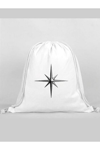 Özcan Tasarım Star Printed Backpack - Drawstring Sports Bag