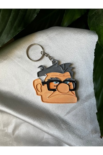 Gonulella Carl Keychain Look up Carl Ellie Couple Keychain 3D Keychain