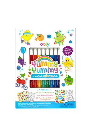Ooly Yummy Yummy Scented Coloring Set – 3 in 1