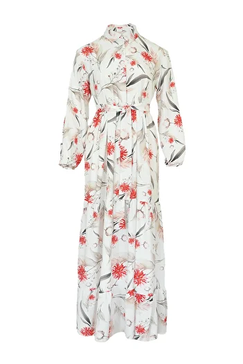 Rukayyel Mara Dress - Ecru