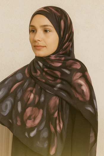 HAR-UM Ticaret Ethnic Pattern Retro Shawl