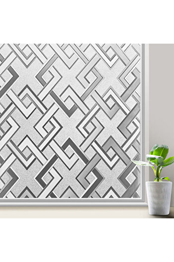 OEM Window privacy film with geometric pattern, UV blocking