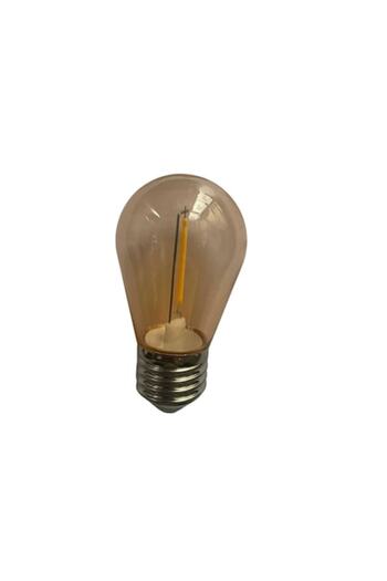 OEM LED Filament Vintage Bulb 1W, ST45, E27, Warm Light, Outdoor
