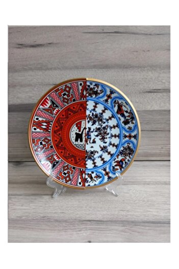 RiverWorld River World 6-Person Porcelain Serving Plate Set Nr Series