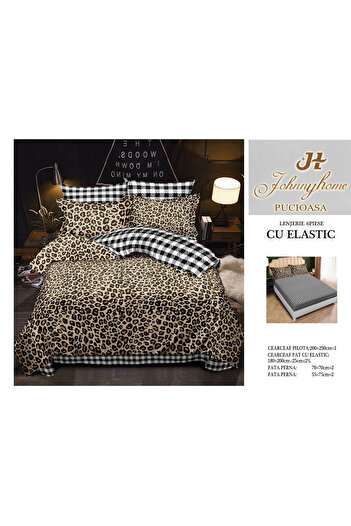 FIONNA.RO Fine Bed Linen With Elastic - Animal Print