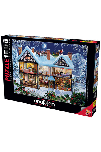 HALL BREATHE 1100 Parça Yılbaşı Temalı Yapboz Puzzle, Eğlenceli ve Renkli Zihin Oyunları