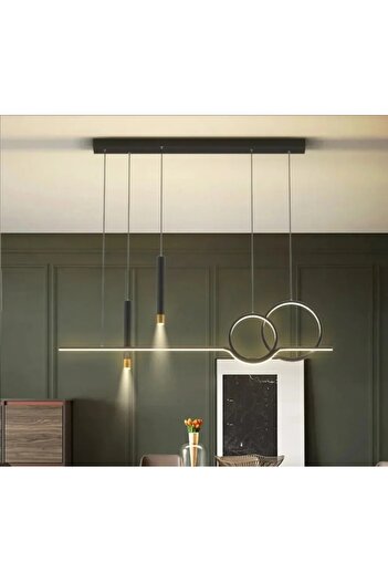 KARAZ Modern chandelier, 90 cm long