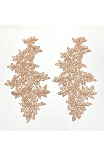 karantuhafiye Guipure Applique / 2 Pack Guipure Applique / Powder Color