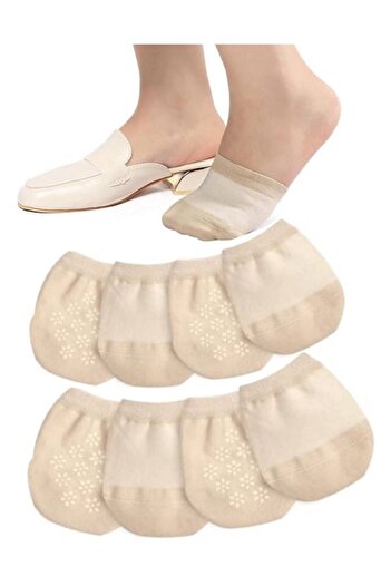 OEM Women's Socks, Set of 8 Pairs, Invisible, Short, Anti-slip Silicone