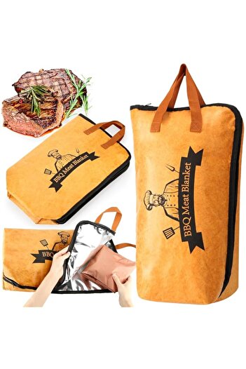 Generic Bolycen BBQ Meat Resting Blanket, Insulated Resting Bag with Wide Mouth for Large Brisket/Beef/Pork