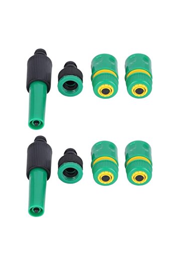 Generic SONK Garden Hose Fitting Kit, Hose Connector Plastic G1/2 Outdoor 2 Set for Watering