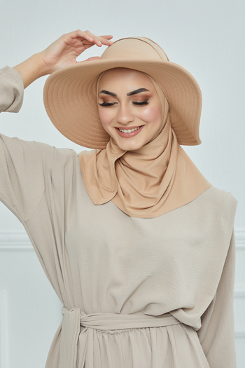 HIJAB VIP Beach Hijab with Hat - Sand