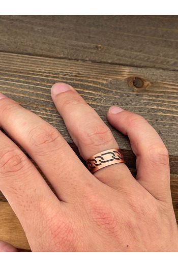 Rupen Kraft Adjustable Size Pure Copper Ring