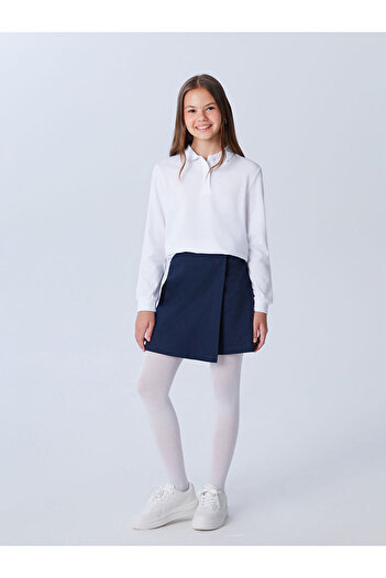 LC Waikiki Basic Gabardine Girl's Shorts Skirt