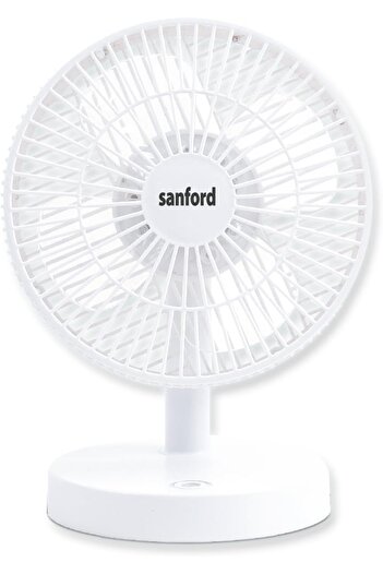 Sanford SF6668MFN Rechargeable Multi-Functional Table Fan – 2000mAh Battery, Up to 5Hrs Working, 3
