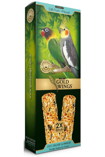 Gold Wings 2-pack of Goldwings Premium Parrot Crackers 70g