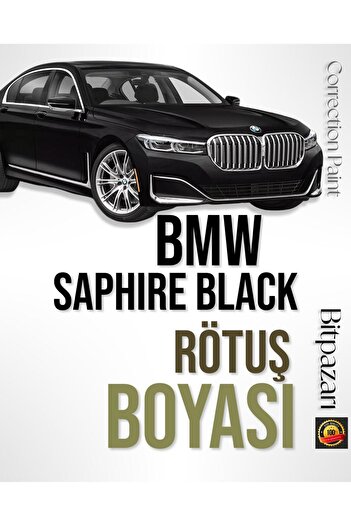 Flea Market BMW 475 Sapphire Black - طلاء نهائي مرسومة بالفرشاة 20 مل - 1,2,3,4,5,6,7,8,X,Z,M,i4,iX Series