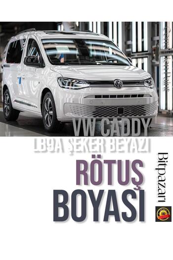 Flea Market Vw Caddy - Lb9A - Candy White - Professional Touch up Paint