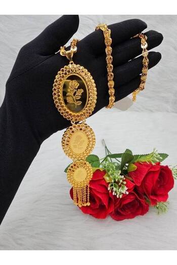 Generic Long gold chain with luxury box