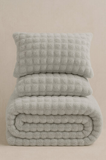 sutra Bubble Rabbit Feather Double Duvet Bedspread Set