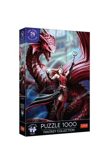 Trefl Puzzle PUZZLE TREFL 1000 PREMIUM PLUS FANTASY VRAJITOAREA SCARLET SI DRAGONUL