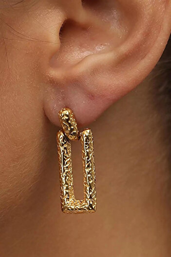 Mutenaura Minimal Design Steel Earrings