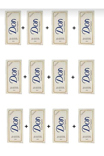 Don Set of 12 French roll-on perfumes, 6 ml
