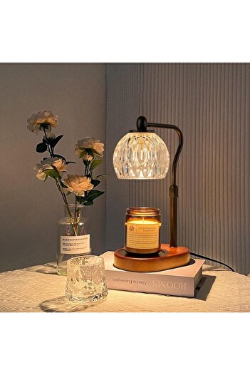 Kardett Electric Candle Melting Lamp, Height Adjustable, 2/4/8 Hour Timer, Bulb Included