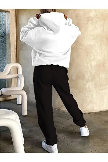 macklin Unisex ανδρικό γυναικείο σετ φόρμας με κουκούλα με 3 κλωστές με στάμπα Oregon