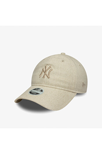 NEW ERA 9Forty New York Yankes Mlb Linen Women's Cream Hat