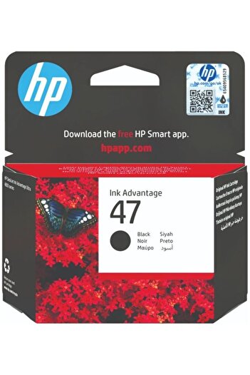 HP 47 Original Black Ultra Ink Advantage Cartridge (6ZD21AE) Black