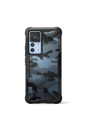 Bibilel Fusion-X Bumper Case for Xiaomi 12T/12T Pro, Army Design