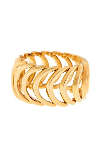 Calvin Klein Stainless Steel Ring, Gold, Diameter 18.5 mm