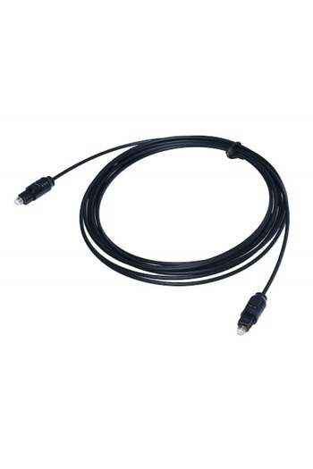Bibilel Optical Cable for Digital Audio Signal, 5 Meters, Black, AXT-BBL3559