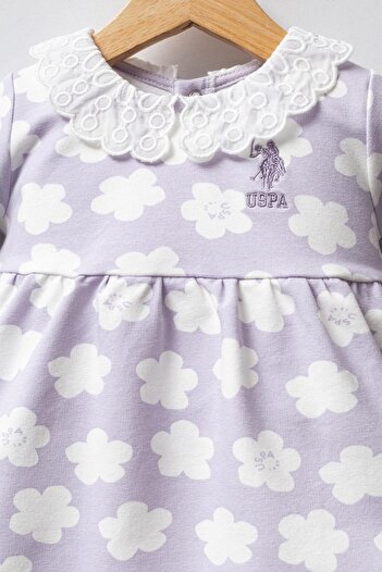 U.S. Polo Assn. U.S. Polo Assn. Kız Bebek 2 İplik Dokuma Elbise, %96 Pamuk %4 Elastan