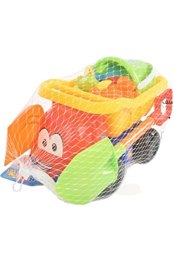 Toybox Kids Beach Sand Play Set with Truck and Sand Molds