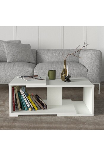 SAHABA Mareta white coffee table