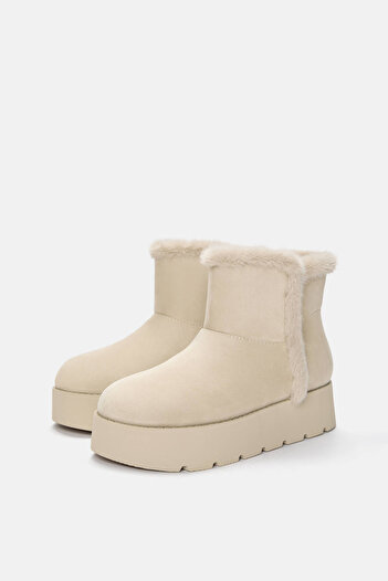 Pull & Bear Kürklü platform bot
