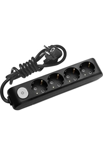 PANASONIC Extension cord 4 sockets 5 meters + switch X-tendia Panasonic, Black