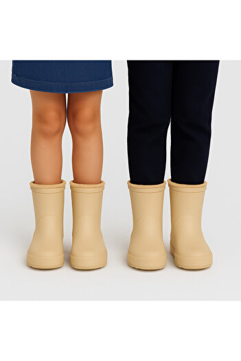 IGOR Unisex Children's Mink Fur Boots , Yogi Borreguito Fur Snow Boots, Rain Boots, Waterproof