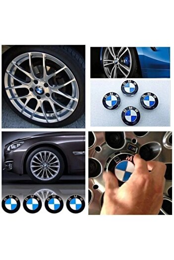 inoltrare Bmw F10 F30 Çelik Jant Göbek Arması 68mm-65mm Uyumlu 4lü set